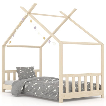 Giroletto per Bambini in Legno Massello di Pino 70x140 cm - homemem39