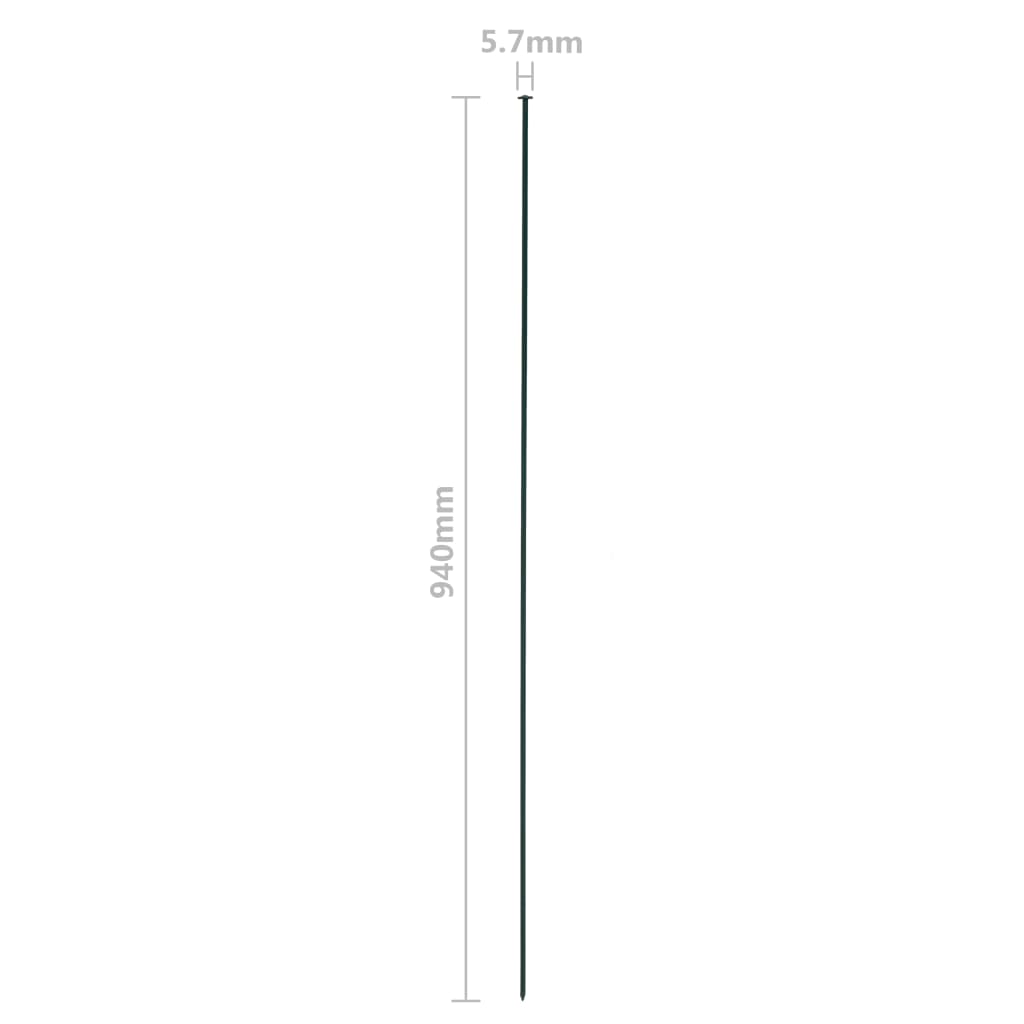Set Recinzione ad Arco per Stagno 77,5x78,5 cm Verde - homemem39