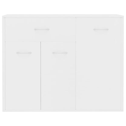 Credenza Bianca 88x30x70 cm in Legno Multistrato - homemem39