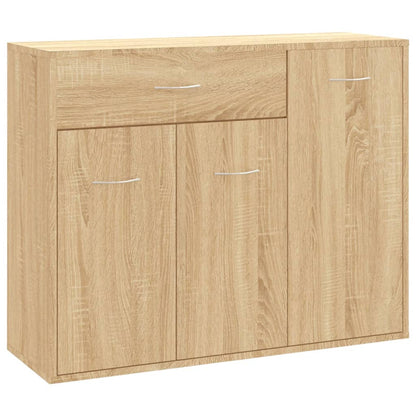 Credenza Rovere Sonoma 88x30x70 cm in Legno Multistrato - homemem39