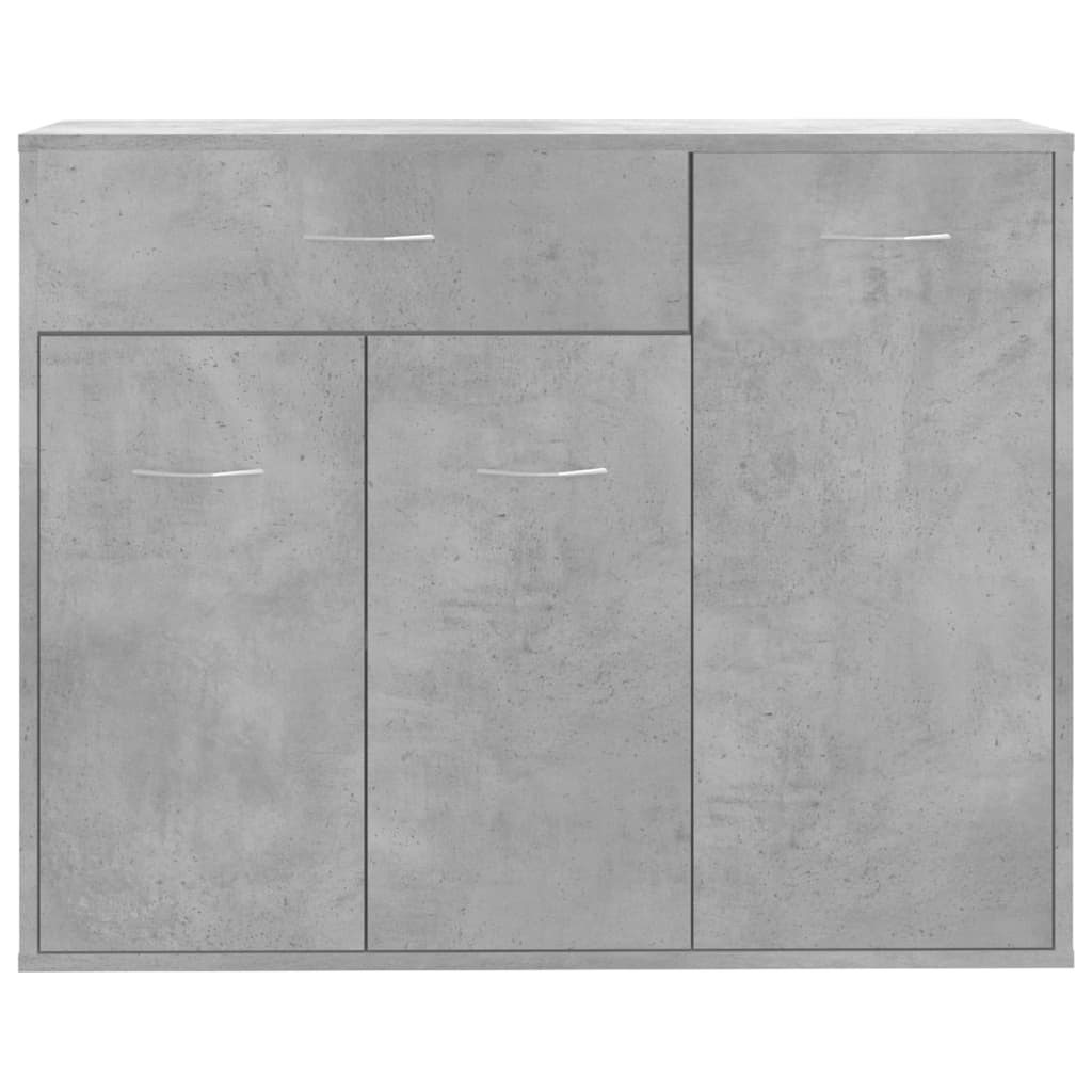 Credenza Grigio Cemento 88x30x70 cm in Truciolato - homemem39