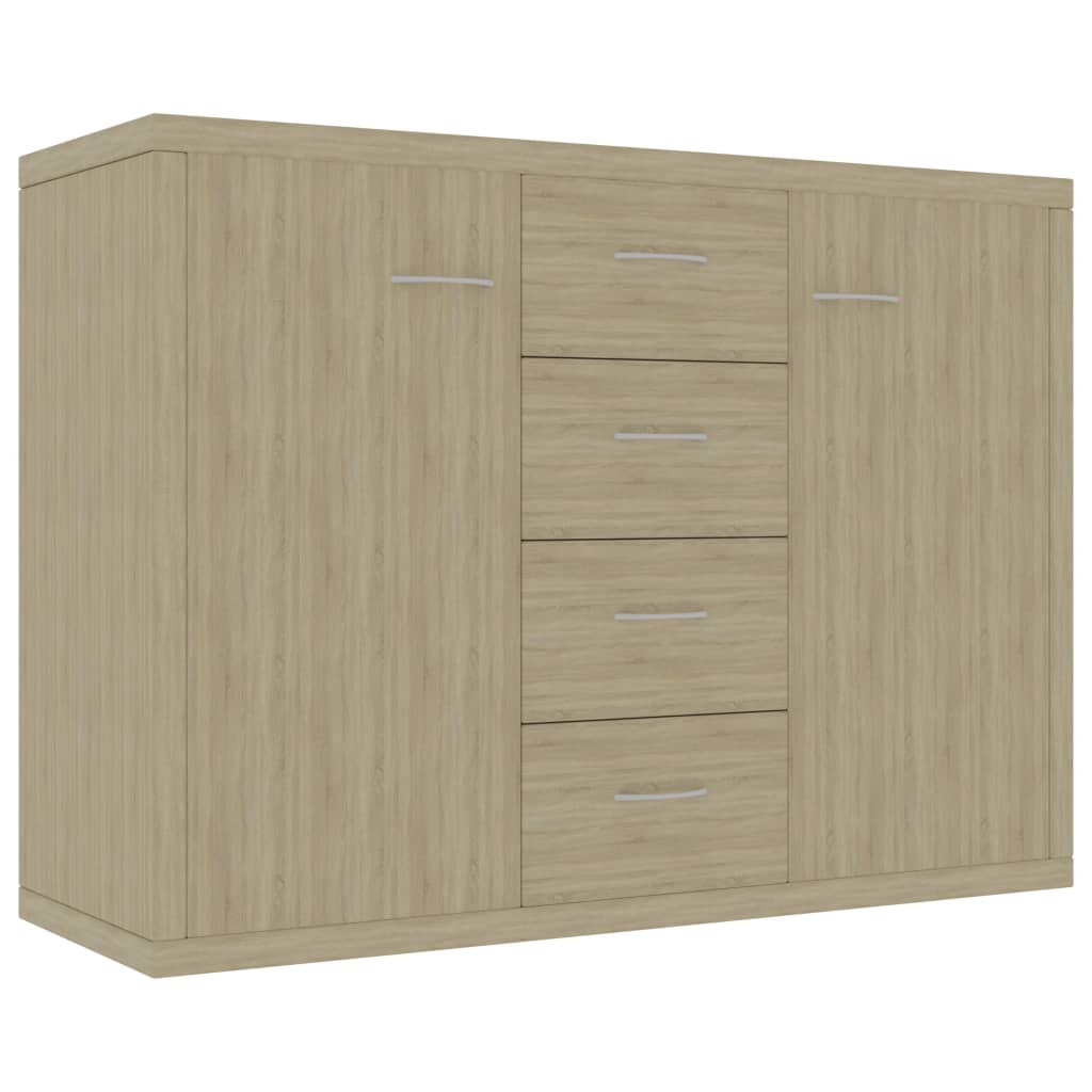 Credenza Rovere Sonoma 88x30x65 cm in Truciolato - homemem39