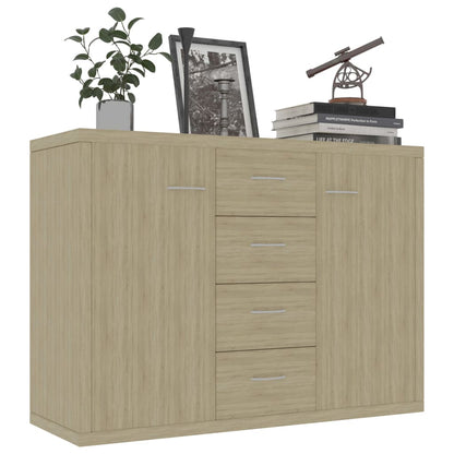 Credenza Rovere Sonoma 88x30x65 cm in Truciolato - homemem39