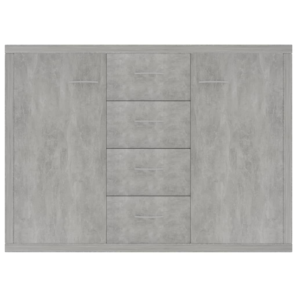 Credenza Grigio Cemento 88x30x65 cm in Truciolato - homemem39