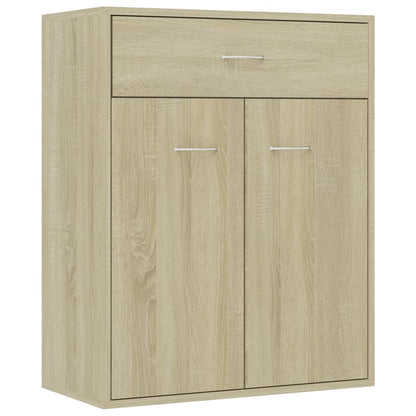 Credenza Rovere Sonoma 60x30x75 cm in Truciolato - homemem39