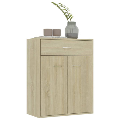 Credenza Rovere Sonoma 60x30x75 cm in Truciolato - homemem39