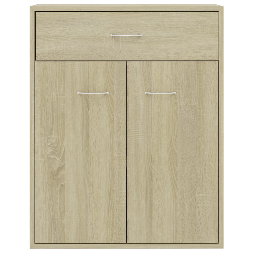 Credenza Rovere Sonoma 60x30x75 cm in Truciolato - homemem39