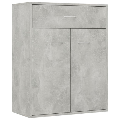 Credenza Grigio Cemento 60x30x75 cm in Truciolato - homemem39