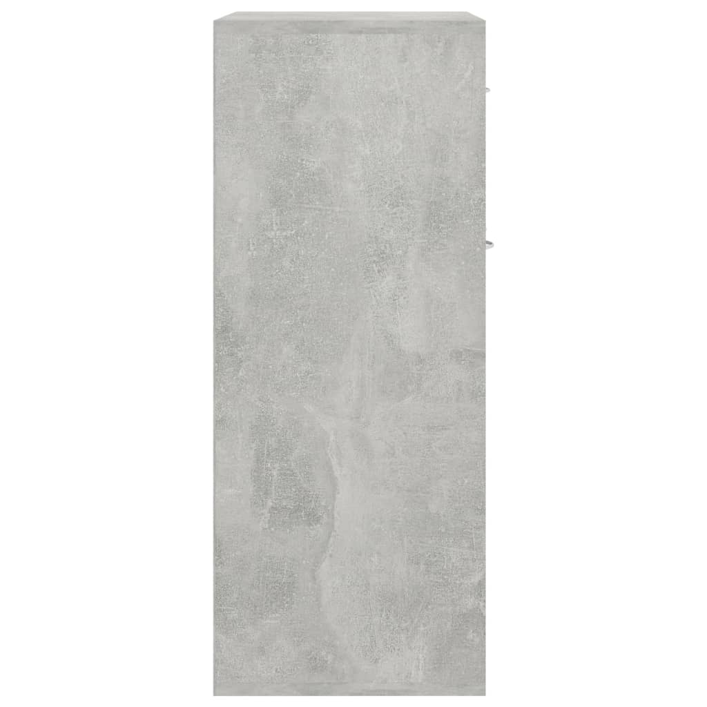 Credenza Grigio Cemento 60x30x75 cm in Truciolato - homemem39