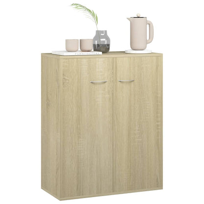 Credenza Rovere Sonoma 60x30x75 cm in Truciolato - homemem39