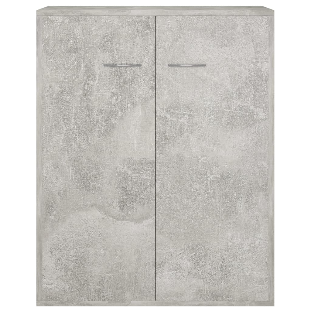 Credenza Grigio Cemento 60x30x75 cm in Legno Multistrato - homemem39