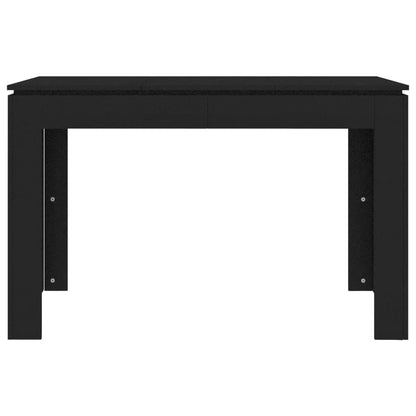 Tavolo da Pranzo Nero 120x60x76 cm in Legno Multistrato - homemem39