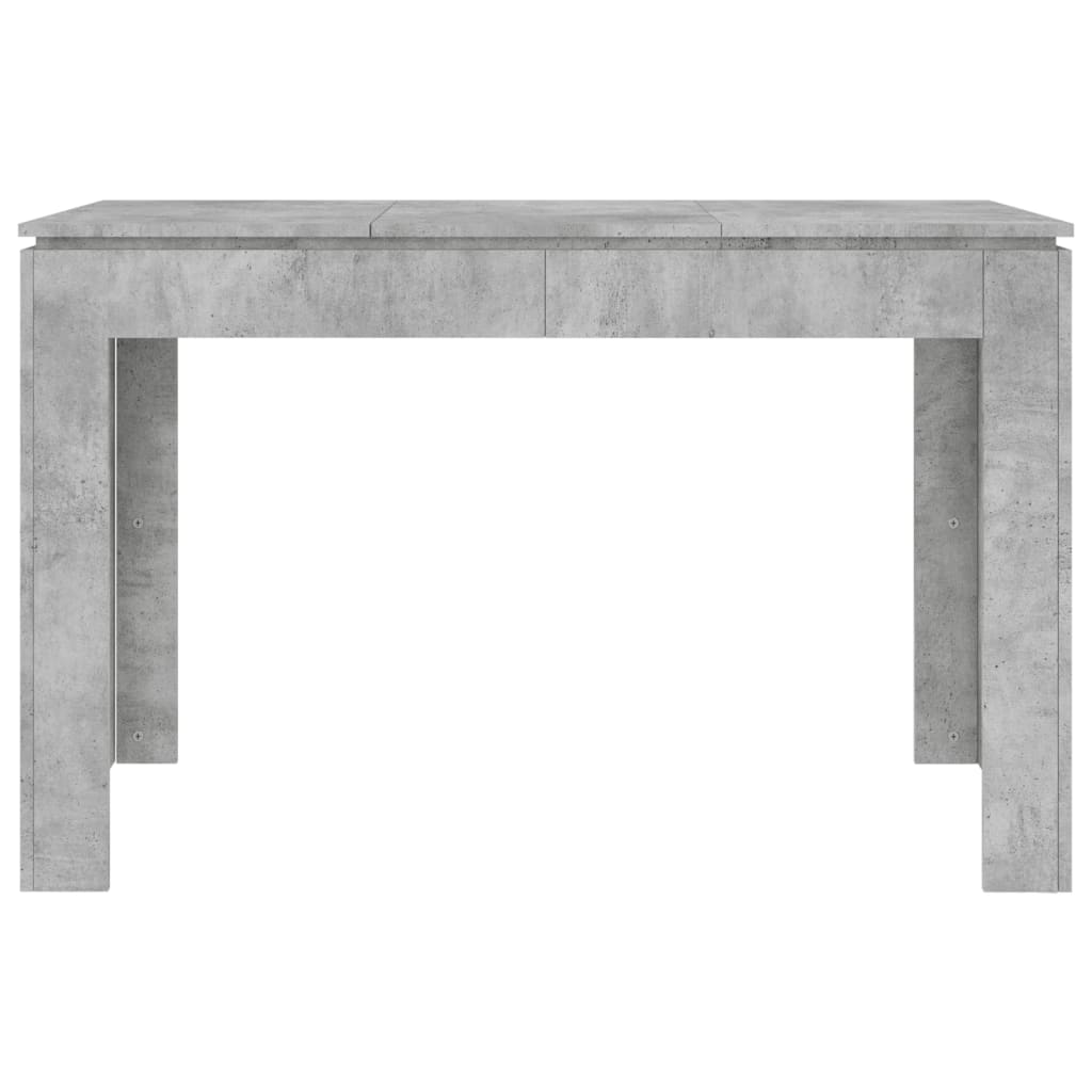 Tavolo da Pranzo Grigio Cemento 120x60x76 cm Legno Multistrato - homemem39