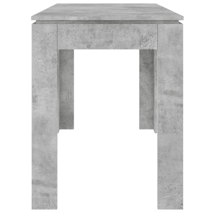 Tavolo da Pranzo Grigio Cemento 120x60x76 cm Legno Multistrato - homemem39