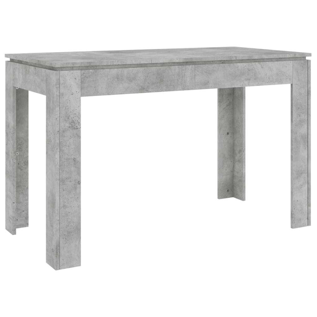 Tavolo da Pranzo Grigio Cemento 120x60x76 cm Legno Multistrato - homemem39