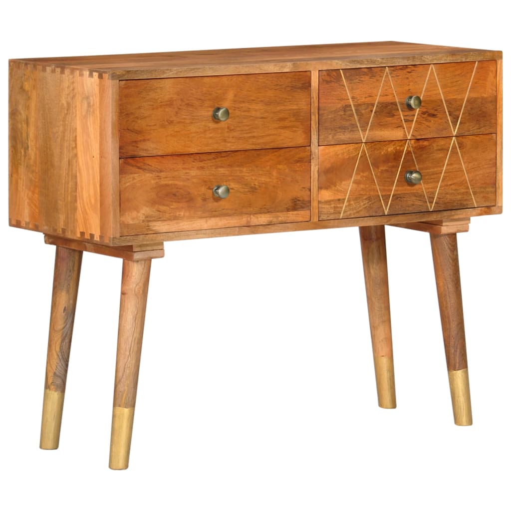 Credenza 85x40x70 cm in Legno Massello di Mango - homemem39