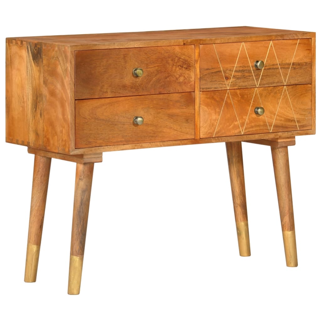 Credenza 85x40x70 cm in Legno Massello di Mango - homemem39