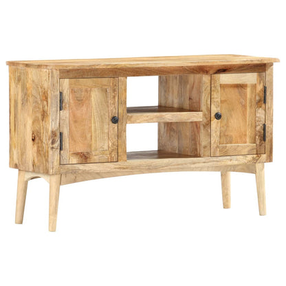 Credenza 100x35x60 cm in Legno Massello di Mango - homemem39