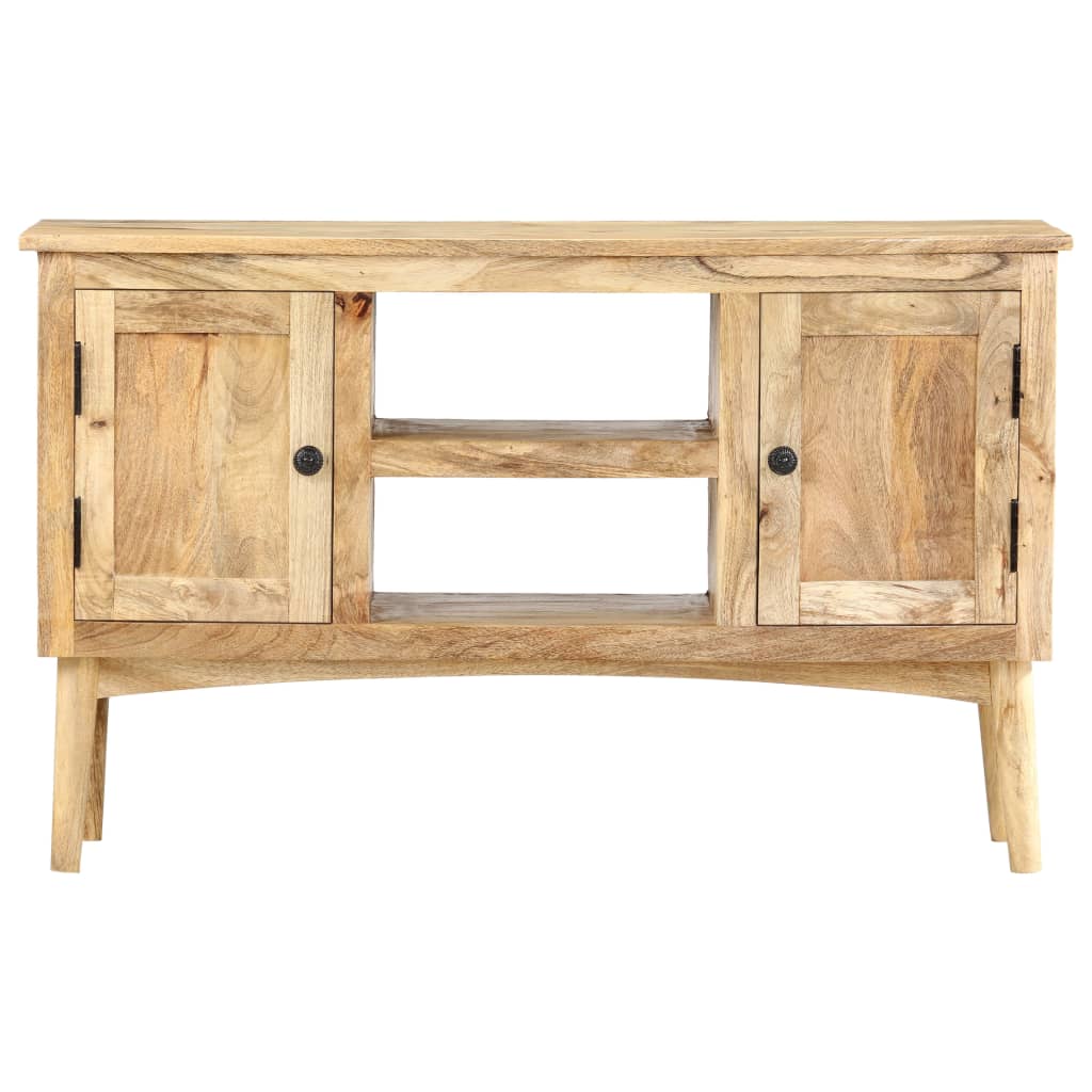 Credenza 100x35x60 cm in Legno Massello di Mango - homemem39