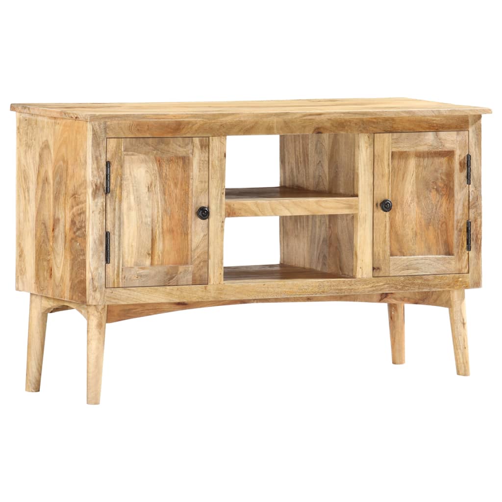 Credenza 100x35x60 cm in Legno Massello di Mango - homemem39