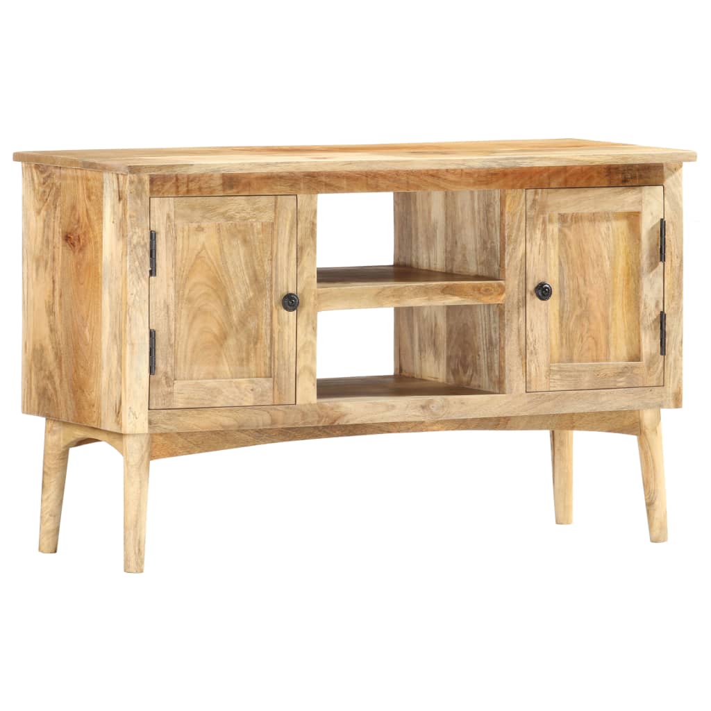 Credenza 100x35x60 cm in Legno Massello di Mango - homemem39