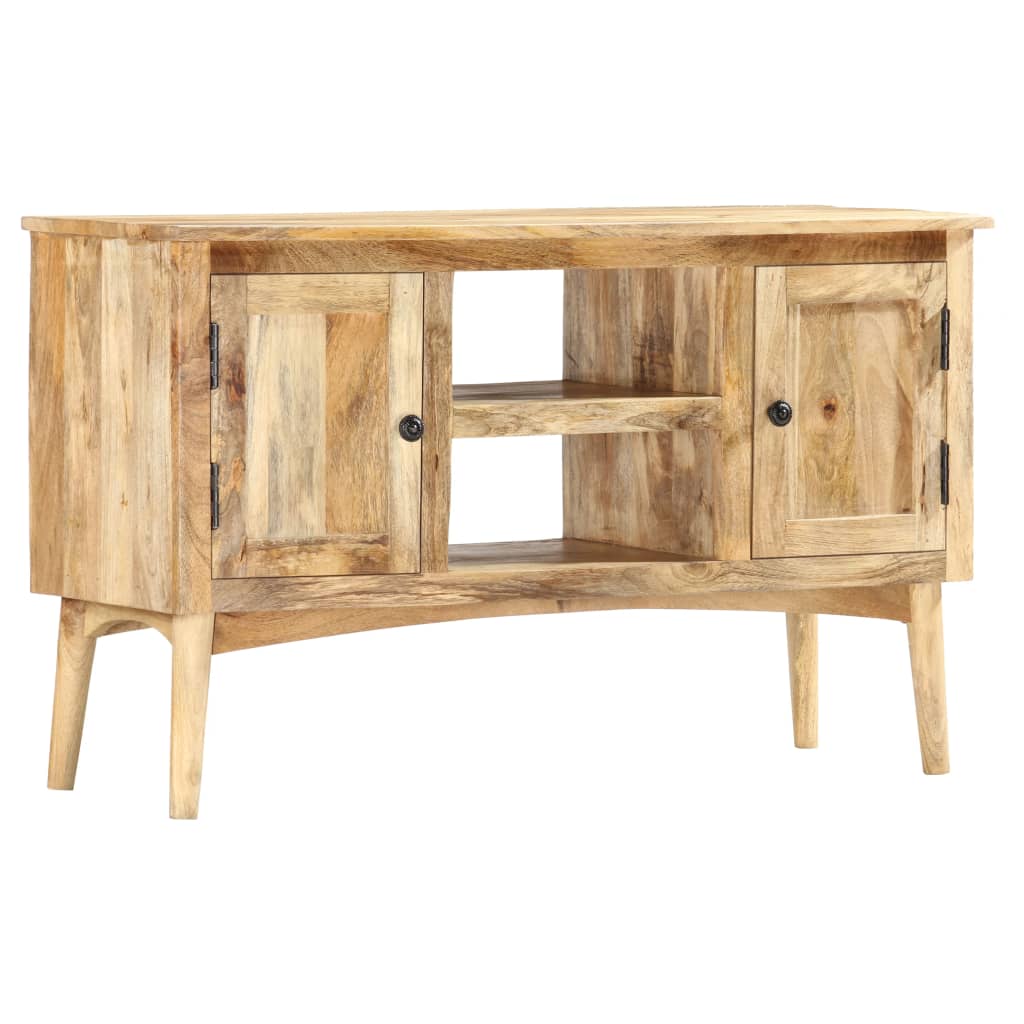 Credenza 100x35x60 cm in Legno Massello di Mango - homemem39