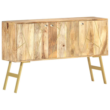 Credenza 118x30x75 cm in Legno Massello di Mango - homemem39