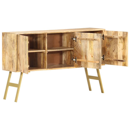 Credenza 118x30x75 cm in Legno Massello di Mango - homemem39