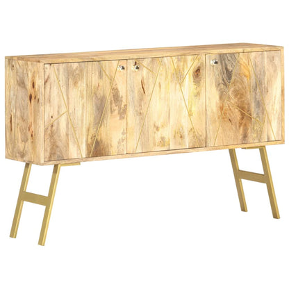 Credenza 118x30x75 cm in Legno Massello di Mango - homemem39