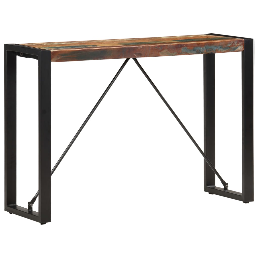 Tavolo Consolle 110x35x76 cm in Legno Massello di Recupero - homemem39