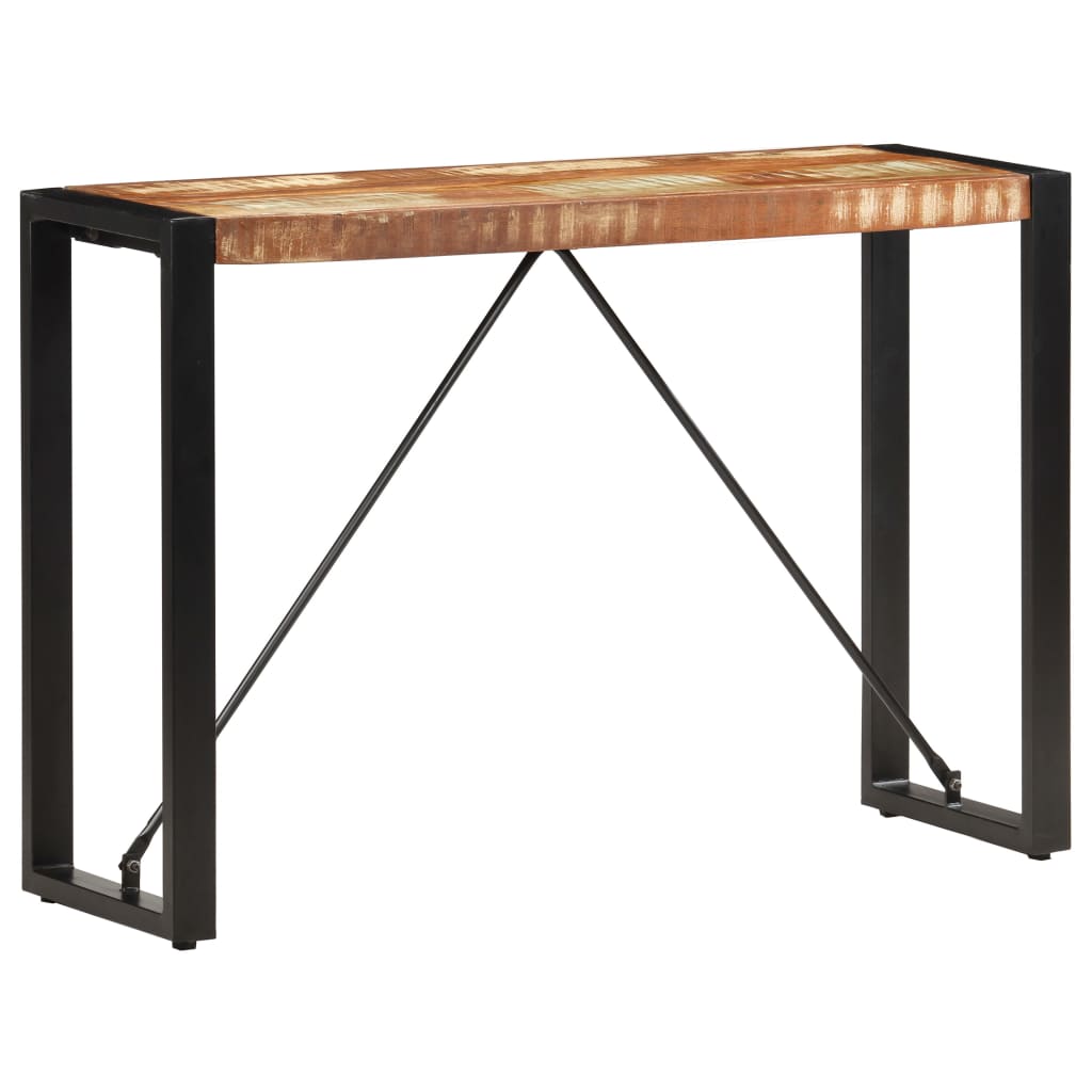 Tavolo Consolle 110x35x76 cm in Legno Massello di Recupero - homemem39