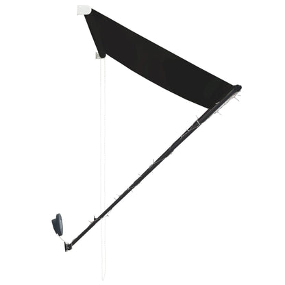 Tenda da Sole Retrattile con LED 250x150 cm Antracite - homemem39