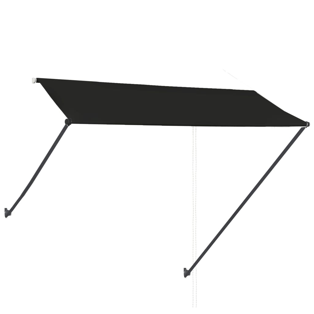 Tenda da Sole Retrattile con LED 300x150 cm Antracite - homemem39