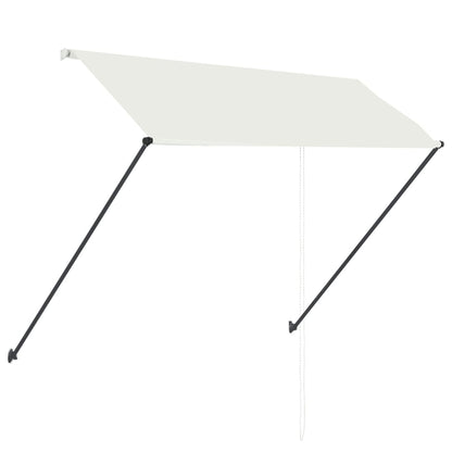 Tenda da Sole Retrattile con LED 250x150 cm Crema - homemem39