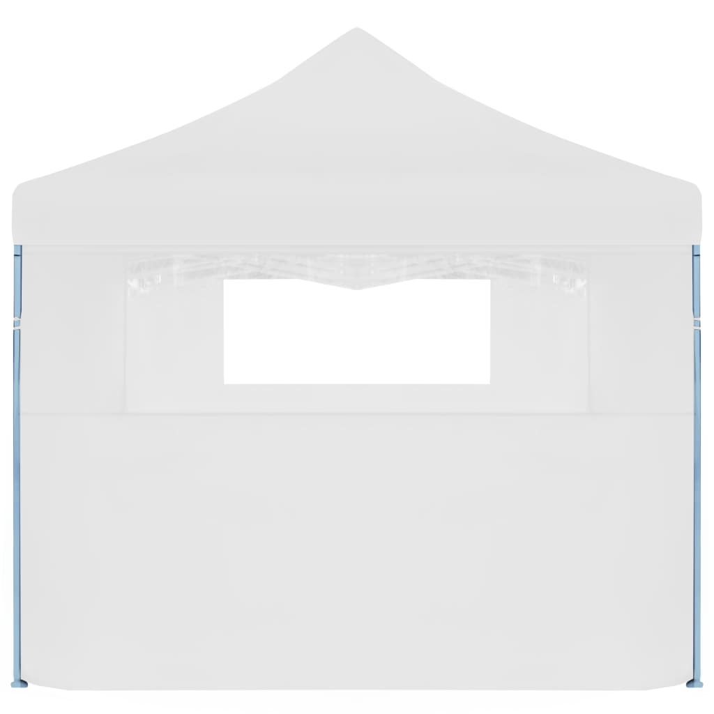 Tenda Pieghevole Pop-Up con 5 Pareti Laterali 3x9 m Bianca - homemem39