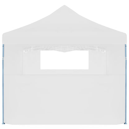 Tenda Pieghevole Pop-Up con 5 Pareti Laterali 3x9 m Bianca - homemem39