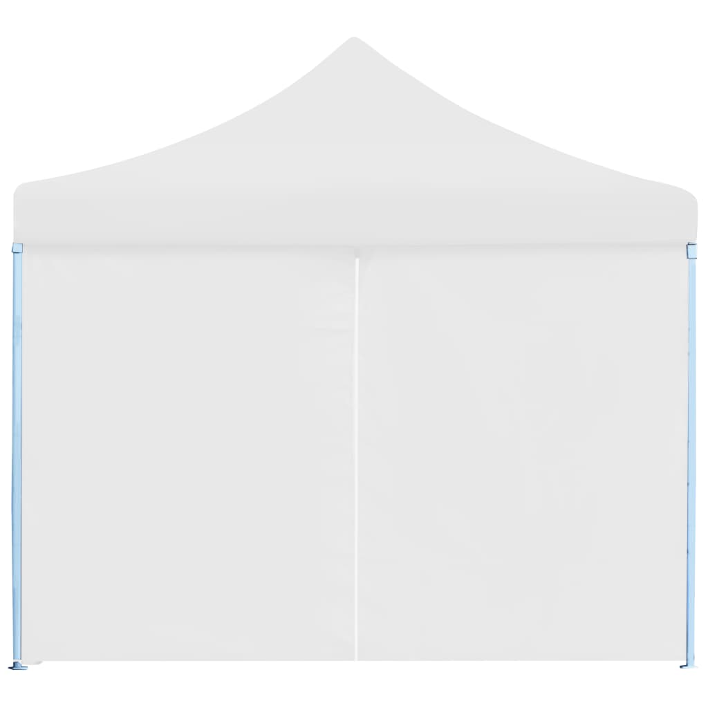 Tenda Pieghevole Pop-Up con 8 Pareti Laterali 3x9 m Bianca - homemem39