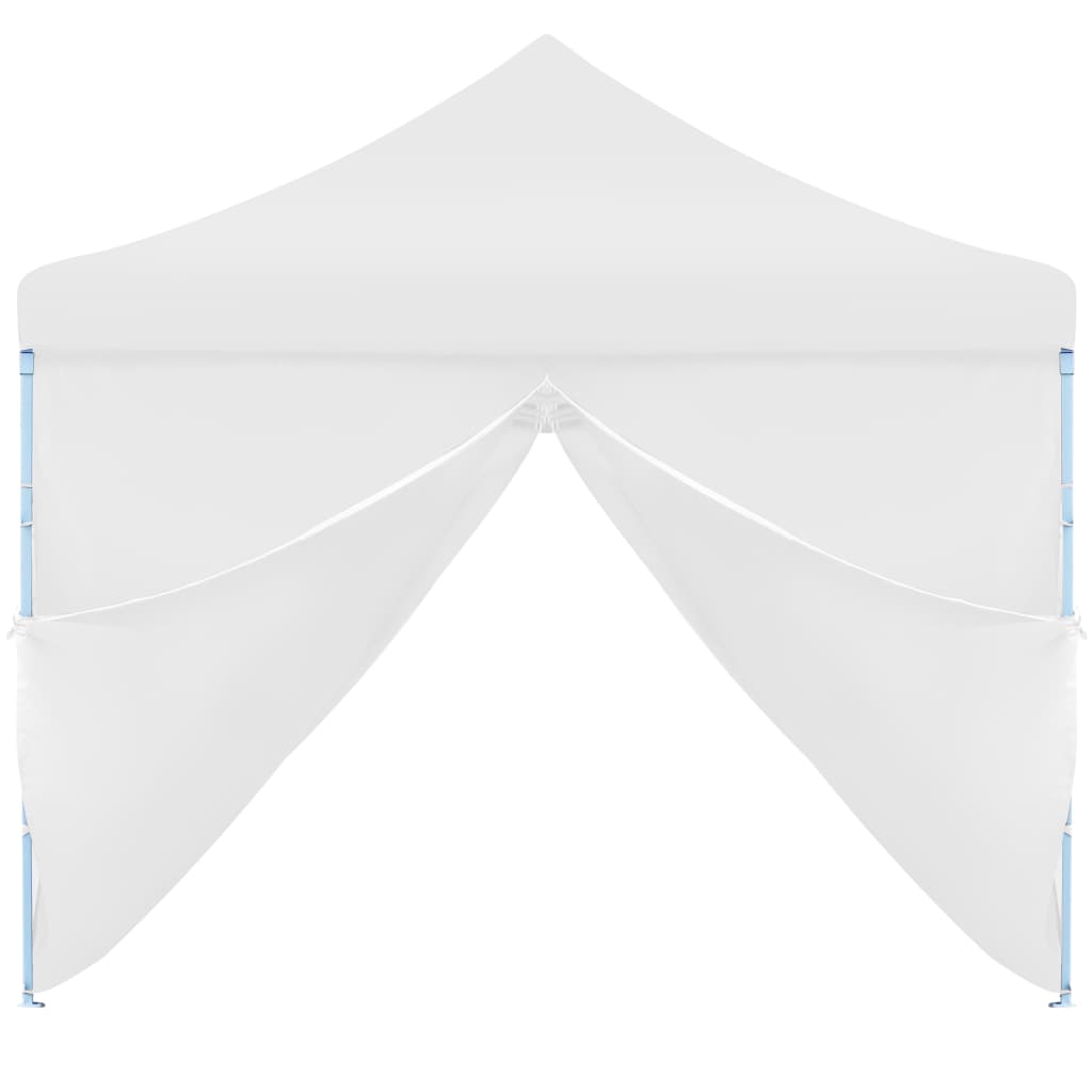 Tenda Pieghevole Pop-Up con 8 Pareti Laterali 3x9 m Bianca - homemem39