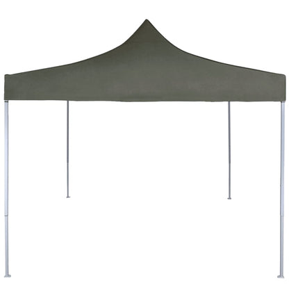 Gazebo Professionale Pieghevole 2x2m in Acciaio Antracite - homemem39