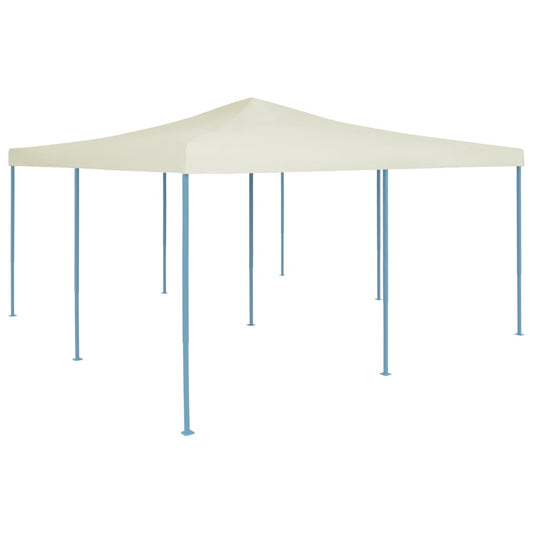 Gazebo Pieghevole 5x5 m Crema - homemem39