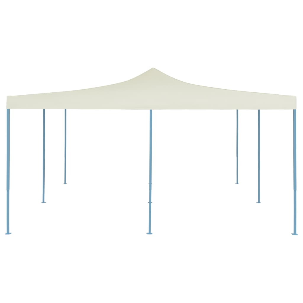 Gazebo Pieghevole 5x5 m Crema - homemem39