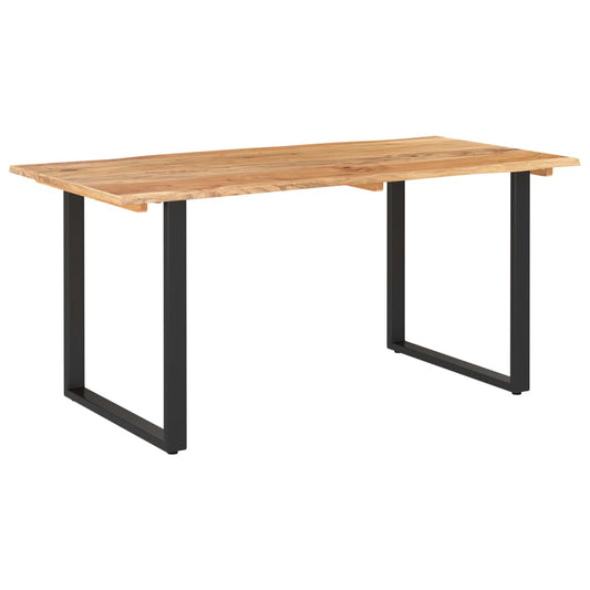 Tavolo da Pranzo 154x80x76 cm in Legno Massello di Acacia - homemem39