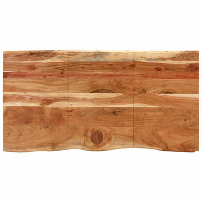 Tavolo da Pranzo 154x80x76 cm in Legno Massello di Acacia - homemem39