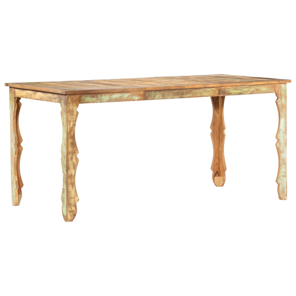 Tavolo da Pranzo 160x80x76 cm in Legno Massello di Recupero - homemem39