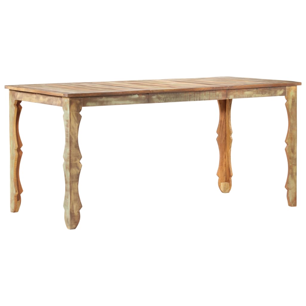 Tavolo da Pranzo 160x80x76 cm in Legno Massello di Recupero - homemem39