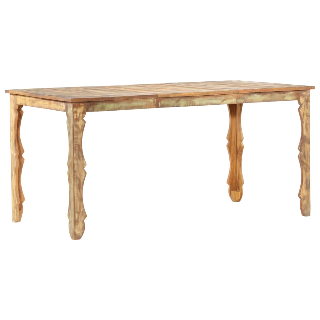 Tavolo da Pranzo 160x80x76 cm in Legno Massello di Recupero - homemem39