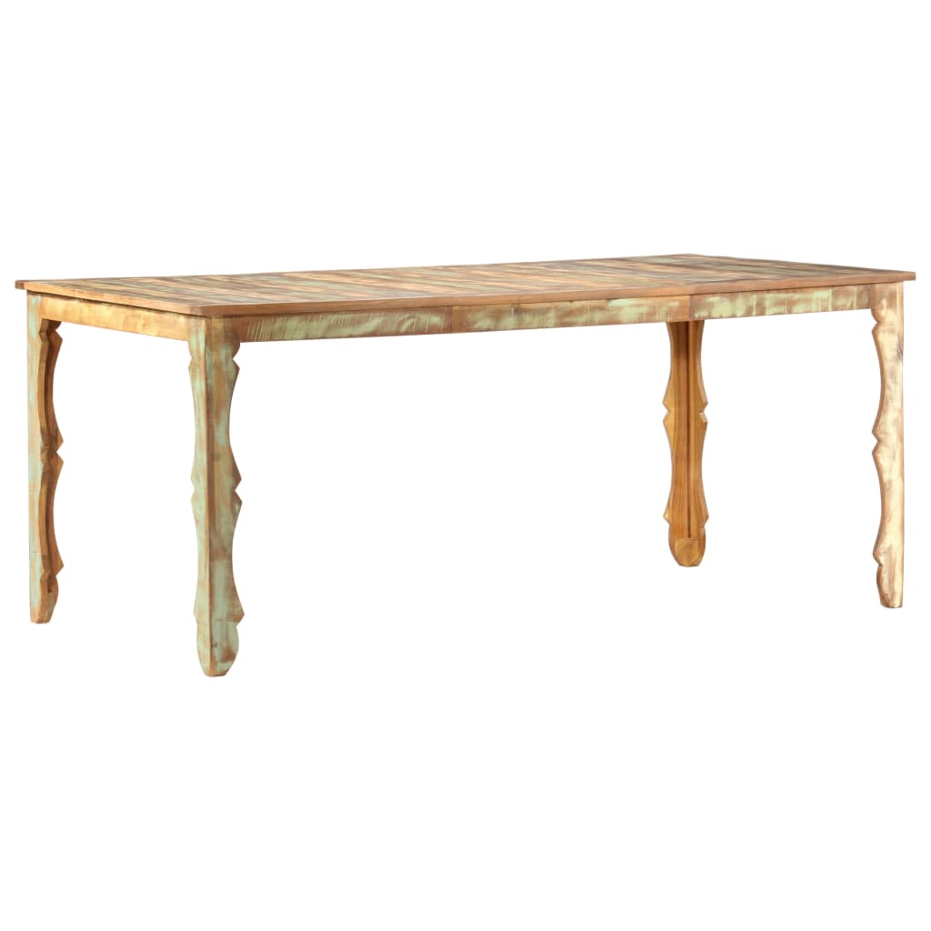 Tavolo da Pranzo 180x90x76 cm in Legno Massello di Recupero - homemem39