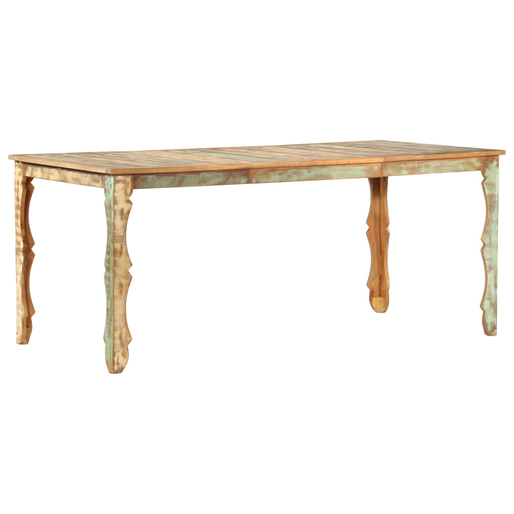 Tavolo da Pranzo 180x90x76 cm in Legno Massello di Recupero - homemem39