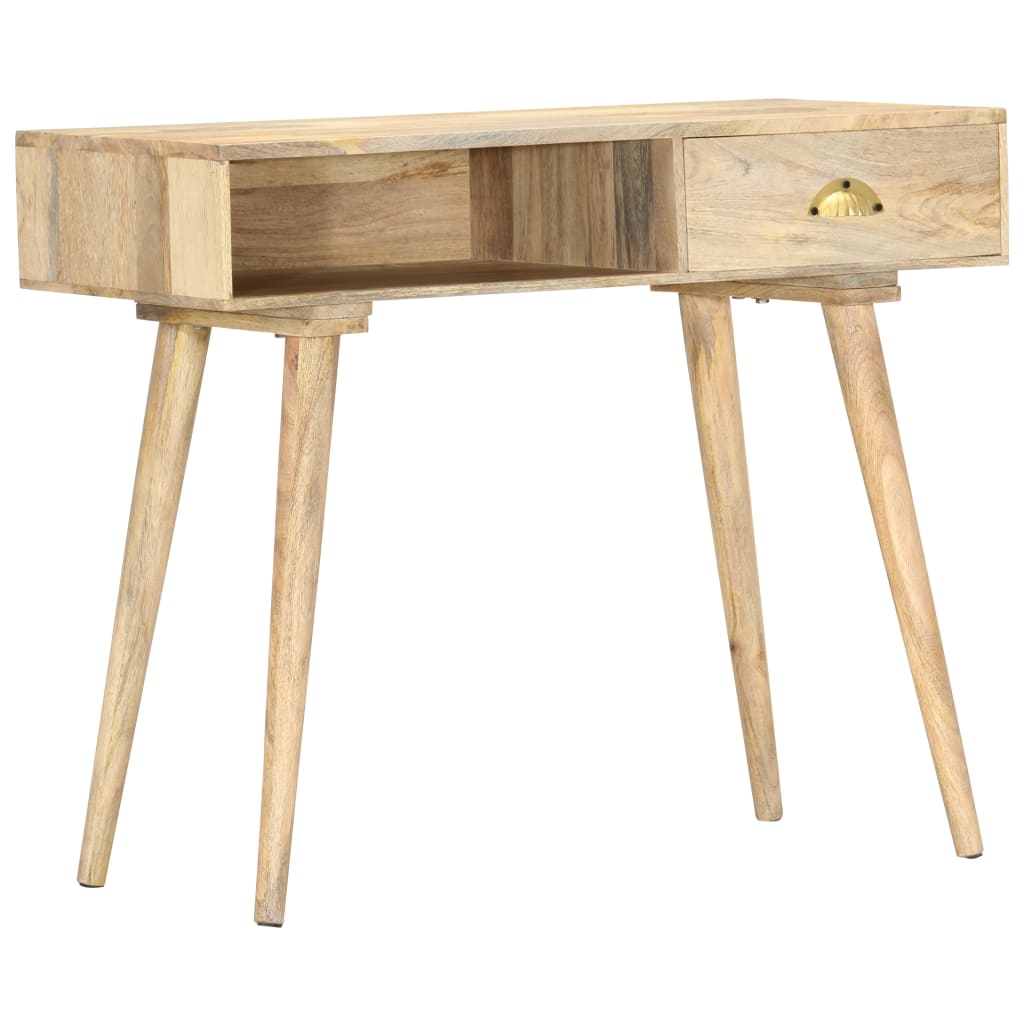 Tavolo Consolle 90x45x75 cm in Legno Massello di Mango - homemem39