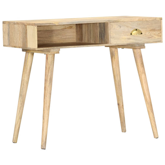 Tavolo Consolle 90x45x75 cm in Legno Massello di Mango - homemem39